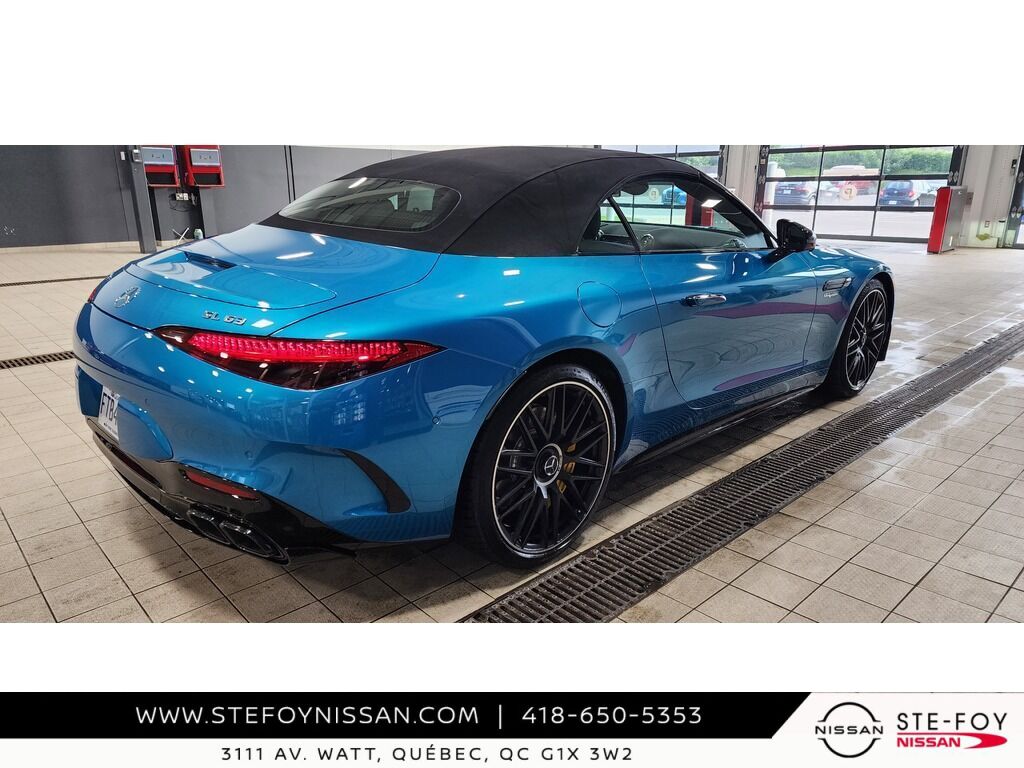 2023 Mercedes-Benz SL-Class AMG SL 63 Roadster IMPECCABLE COMME NEUF Blue Ste-Foy - photo #3