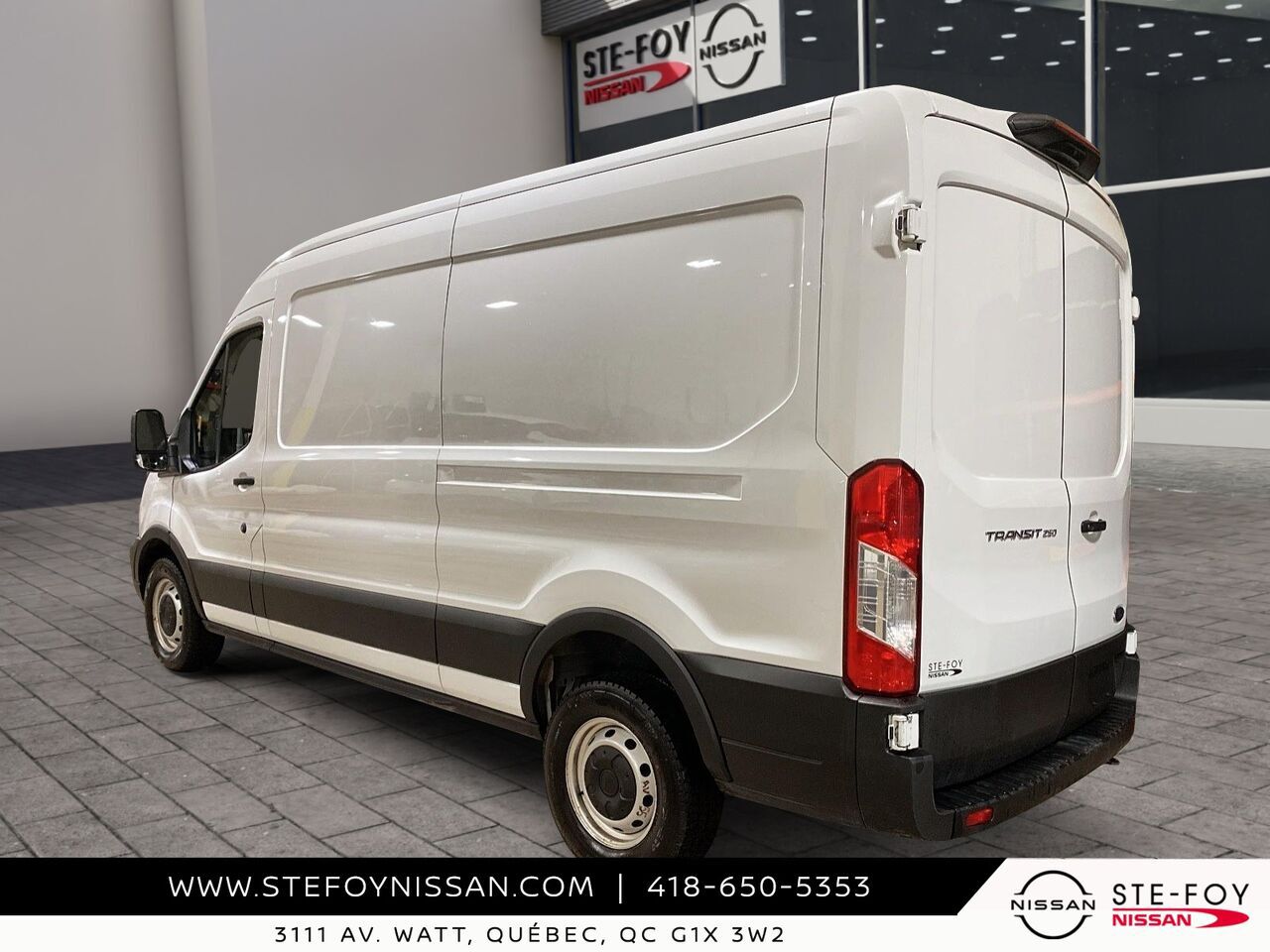 2023 Ford Transit T-250 * TOIT MOYEN * R&Eacute;GULIER * RWD White Ste-Foy - photo #3