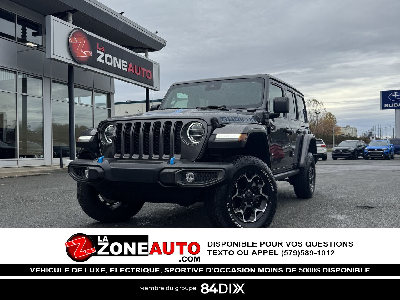 Jeep Wrangler 4xe 2021 Bleu Granby - photo #0