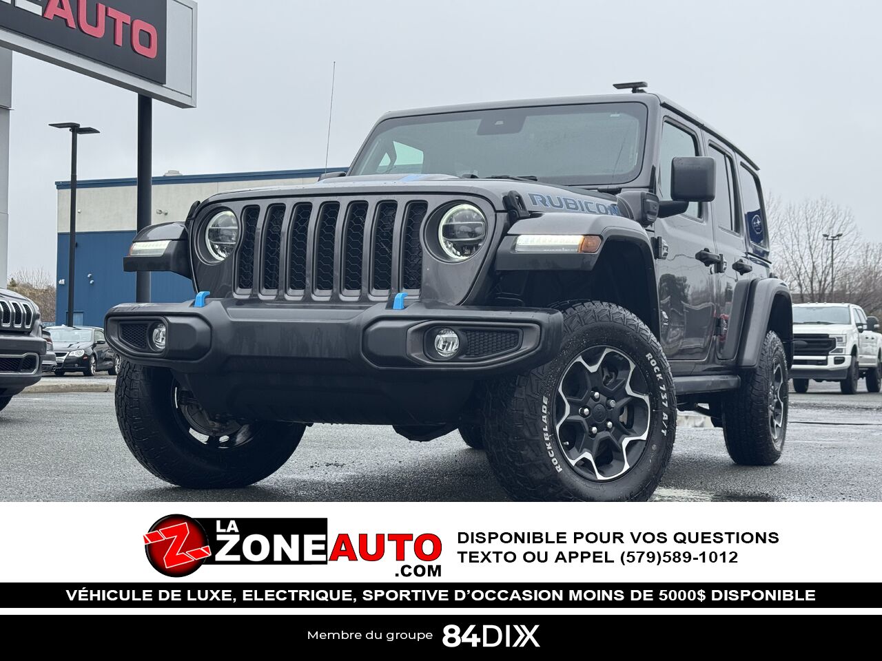Jeep Wrangler 4xe 2021 Gris Granby - photo #0