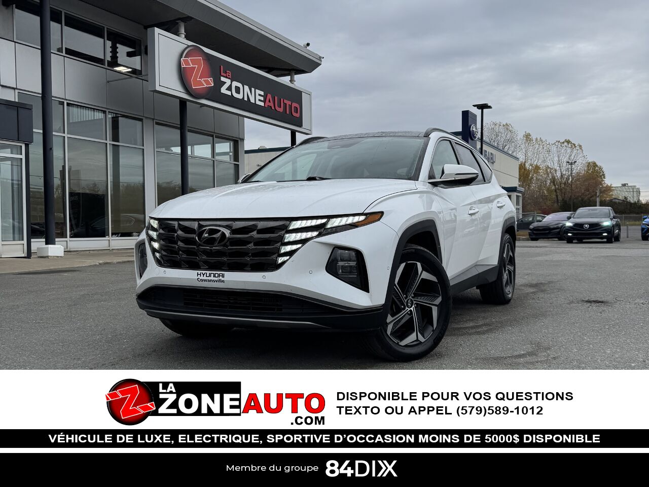 Hyundai Tucson hybride rechargeable 2022 Blanc Granby - photo #0