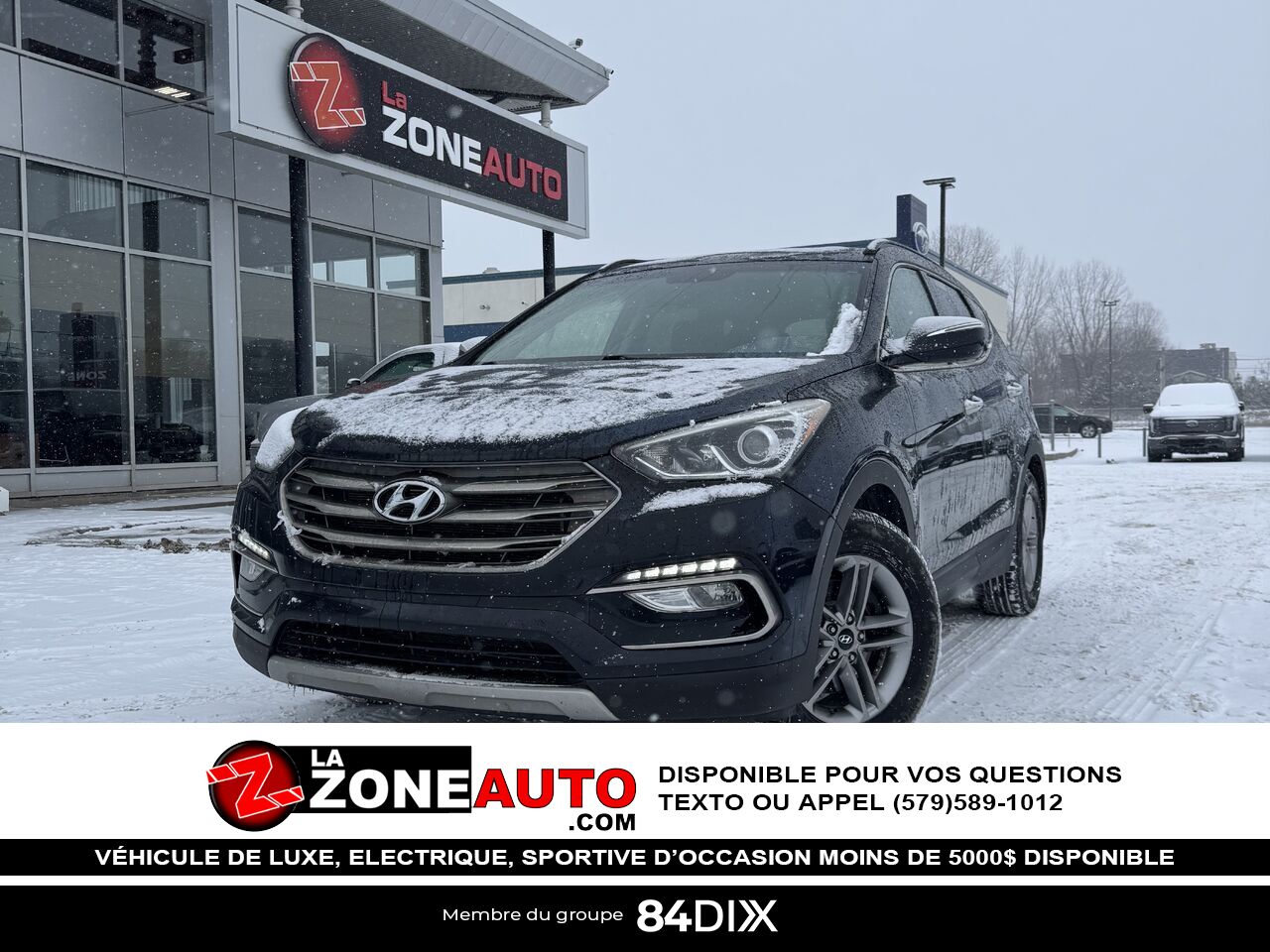 Hyundai Santa Fe Sport 2017 Noir Granby - photo #0