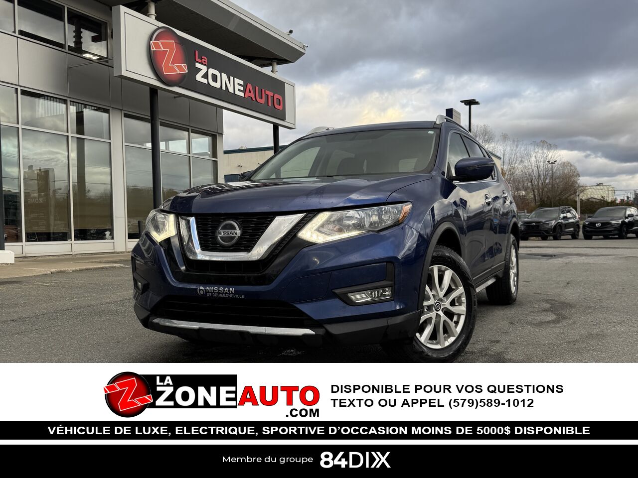 2018 Nissan Rogue Blue Granby - photo #0