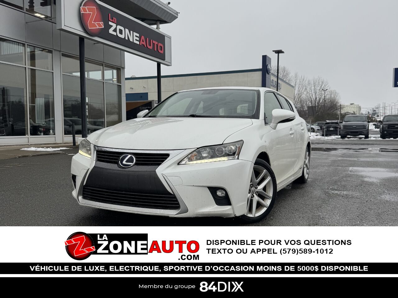 2014 Lexus CT 200h White Granby - photo #0