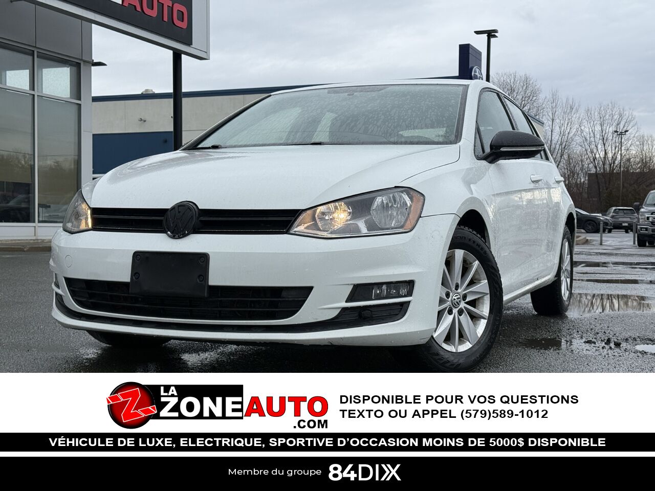 2015 Volkswagen Golf TDI White Granby - photo #0