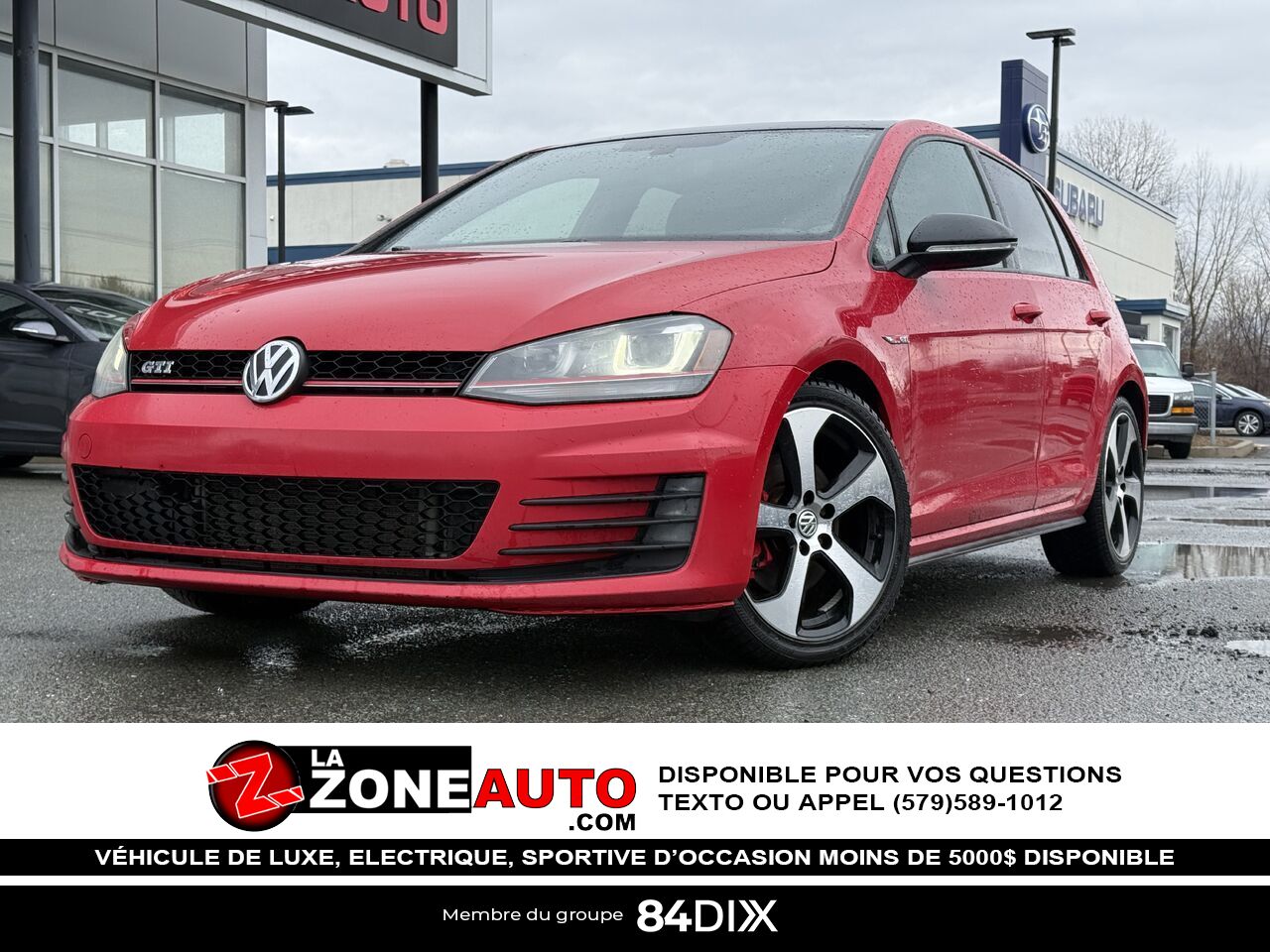 2017 Volkswagen Golf GTI Red Granby - photo #0
