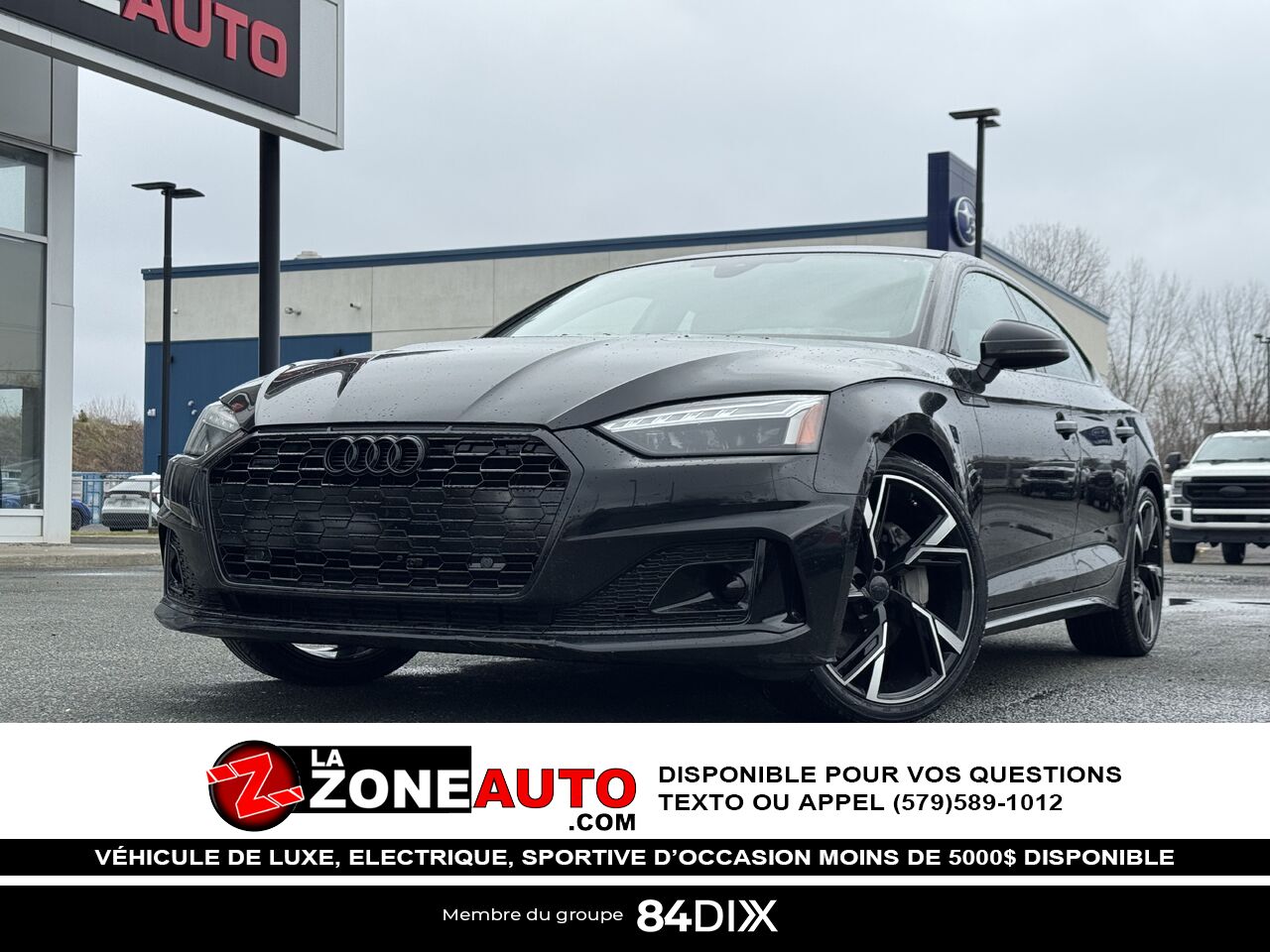2022 Audi A5 Sportback Black Granby - photo #0