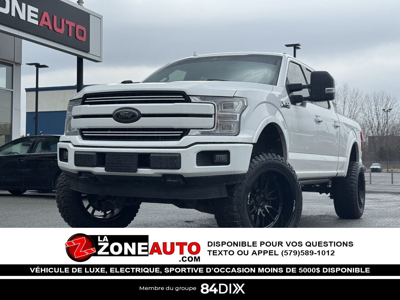 2018 Ford F-150 Lariat White Granby - photo #0
