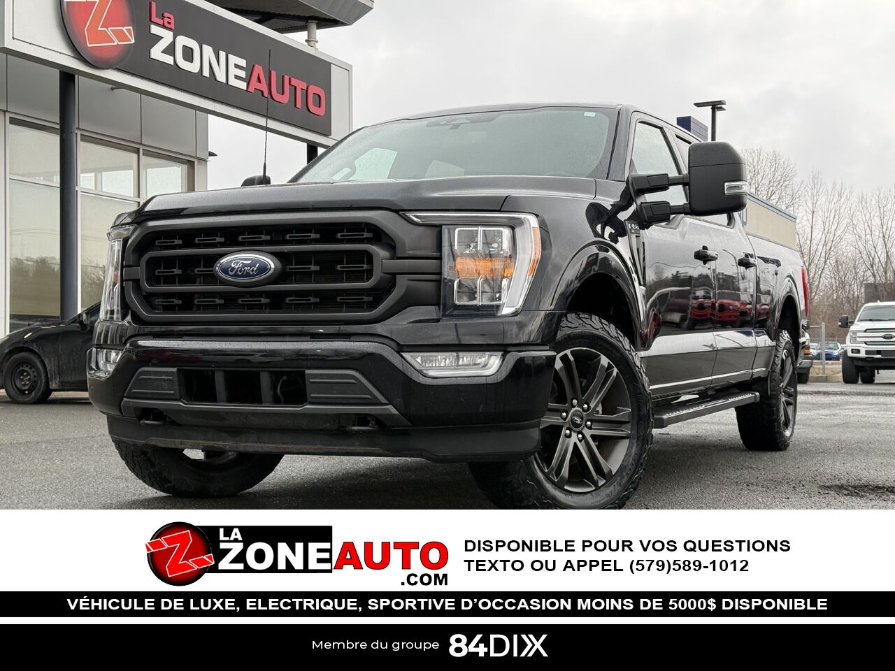 2022 Ford F-150 XLT SPORT 302A Black Granby - photo #0