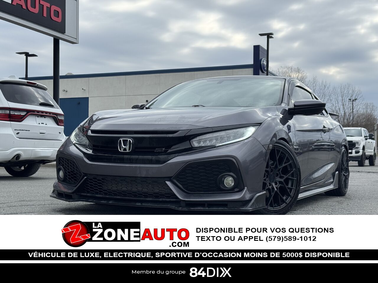 Honda Civic Si 2018 Gris Granby - photo #0