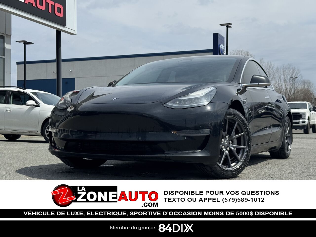 2019 Tesla Model 3 SR+ Black Granby - photo #0