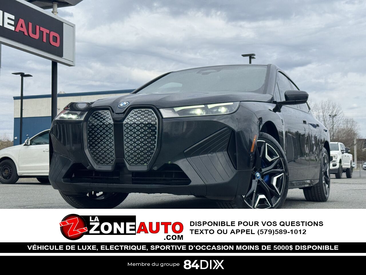 BMW iX 2023 Noir Granby - photo #0