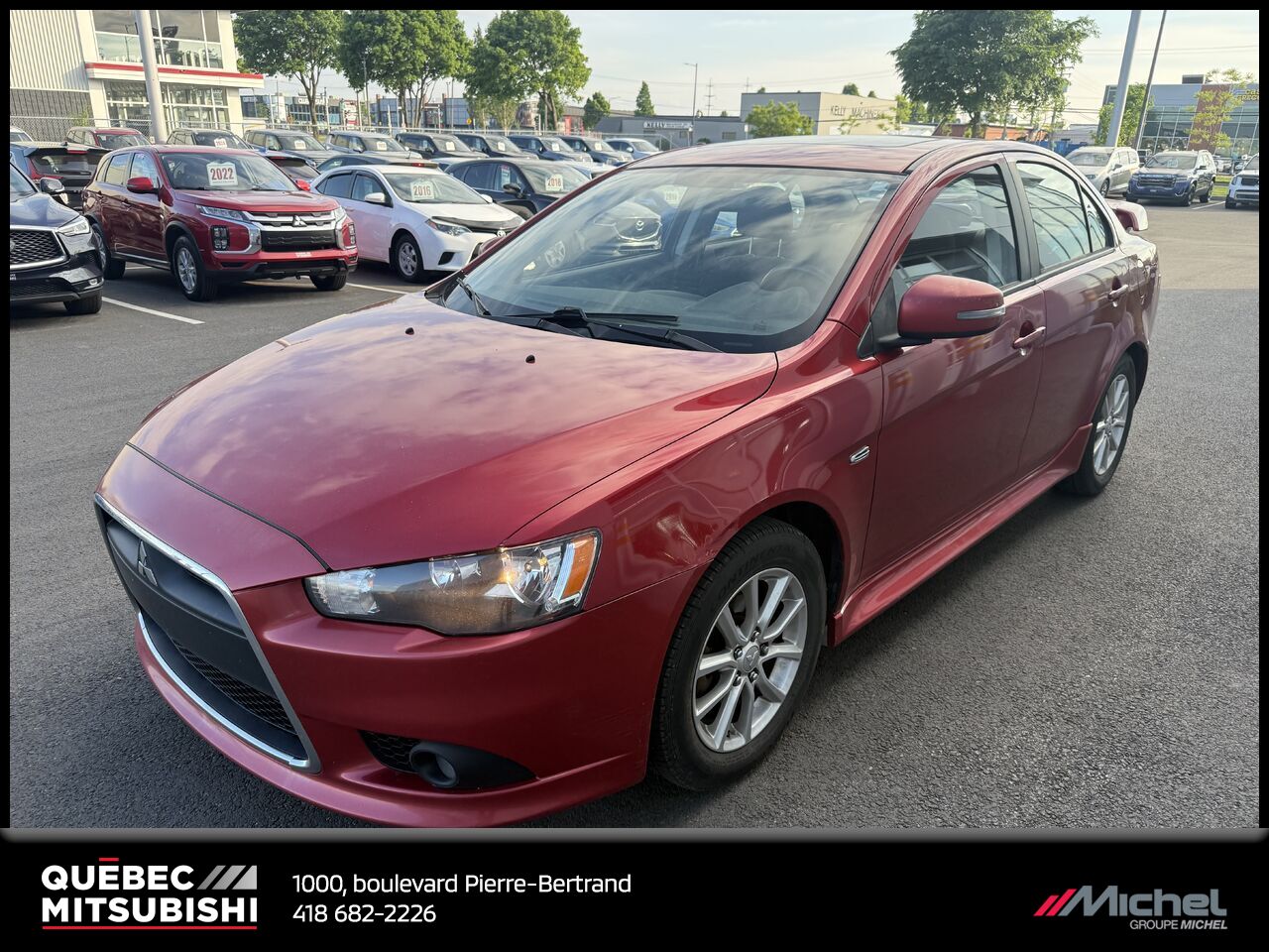Mitsubishi Lancer 2015 Rouge Saint-Eustache - photo #0
