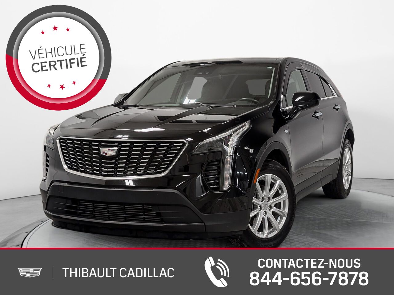 CADILLAC XT4 AWD Luxury 8 Pneus Bas Kilom&eacute;trage 2023 Noir Sherbrooke - photo #0