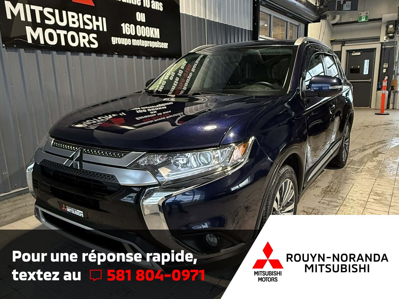 Mitsubishi Outlander EX S-AWC 2020 Bleu Rouyn-Noranda - photo #0