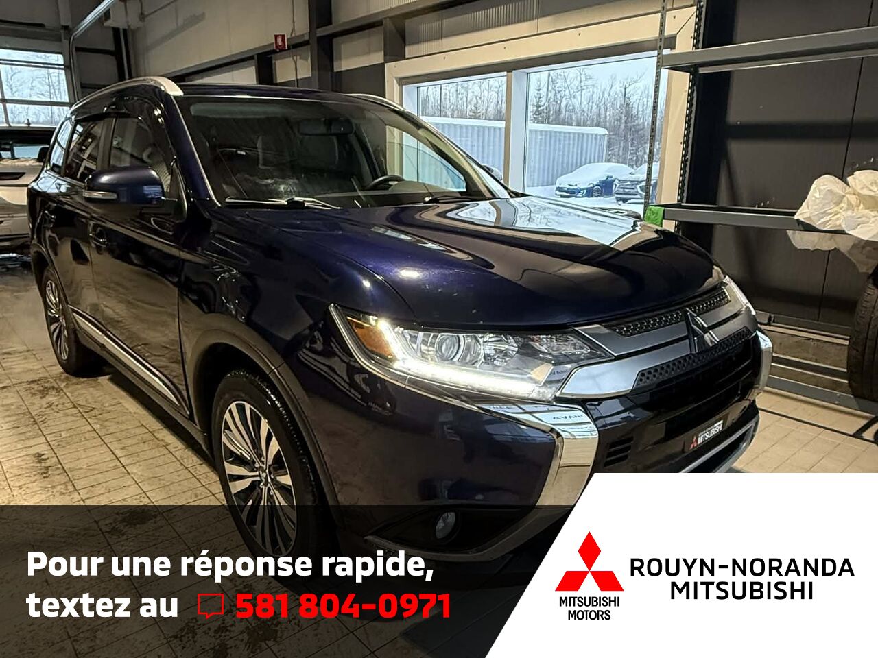 Mitsubishi Outlander EX S-AWC 2020 Bleu Rouyn-Noranda - photo #1