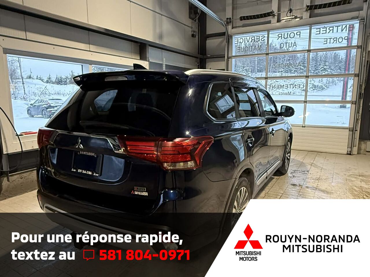 Mitsubishi Outlander EX S-AWC 2020 Bleu Rouyn-Noranda - photo #7