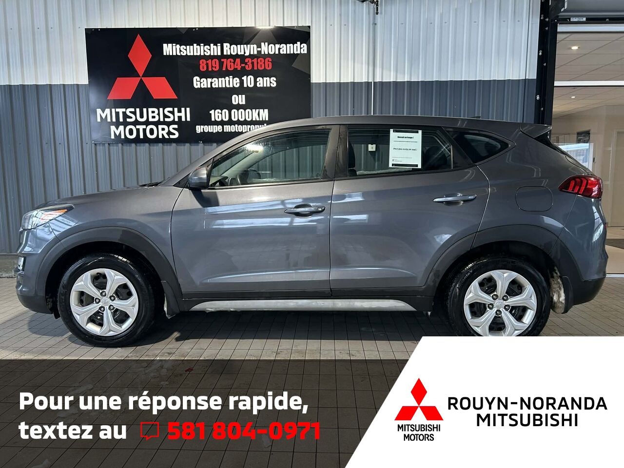 2019 Hyundai Tucson Grey Rouyn-Noranda - photo #3