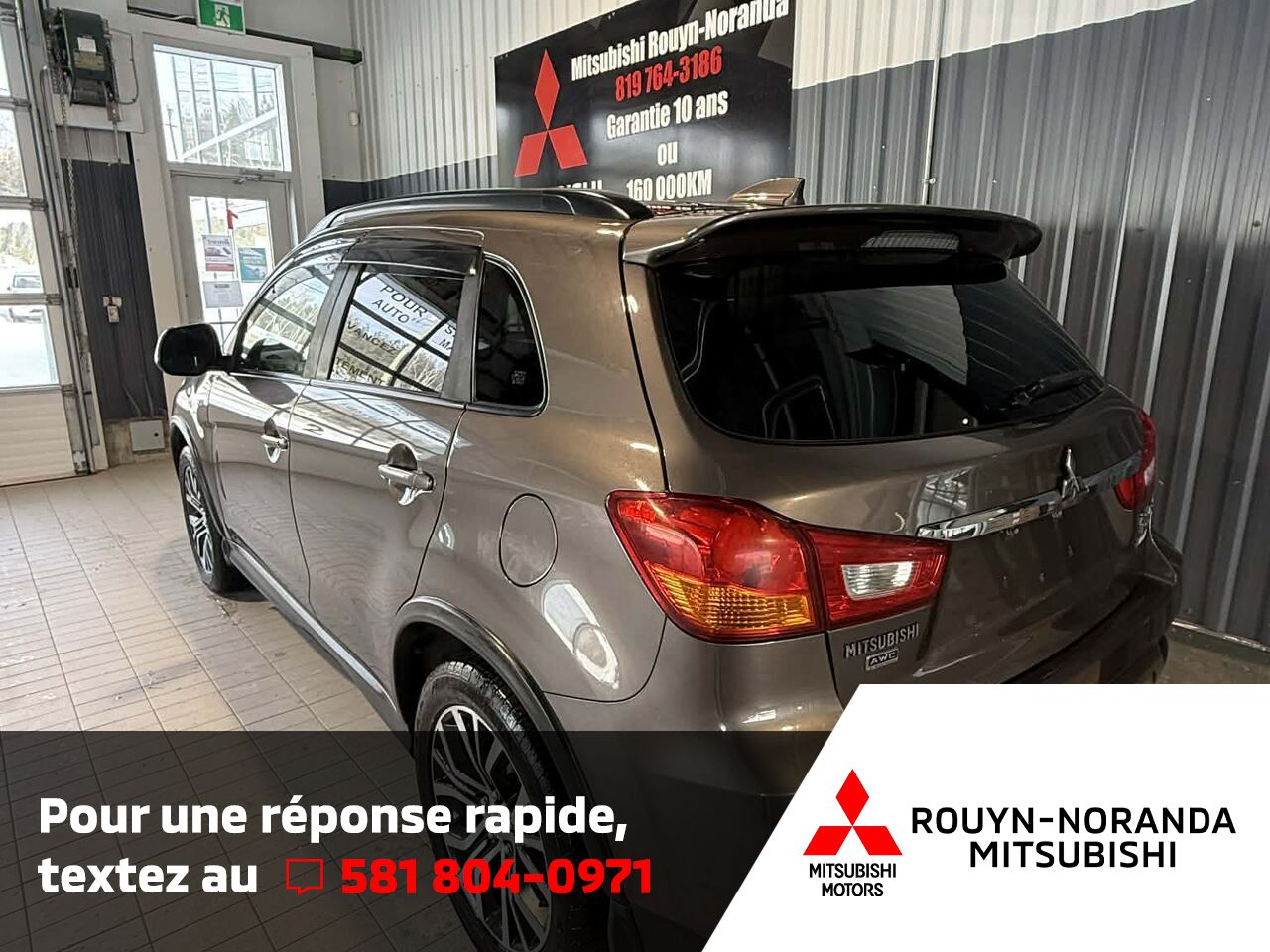 2018 Mitsubishi RVR Brown Rouyn-Noranda - photo #3