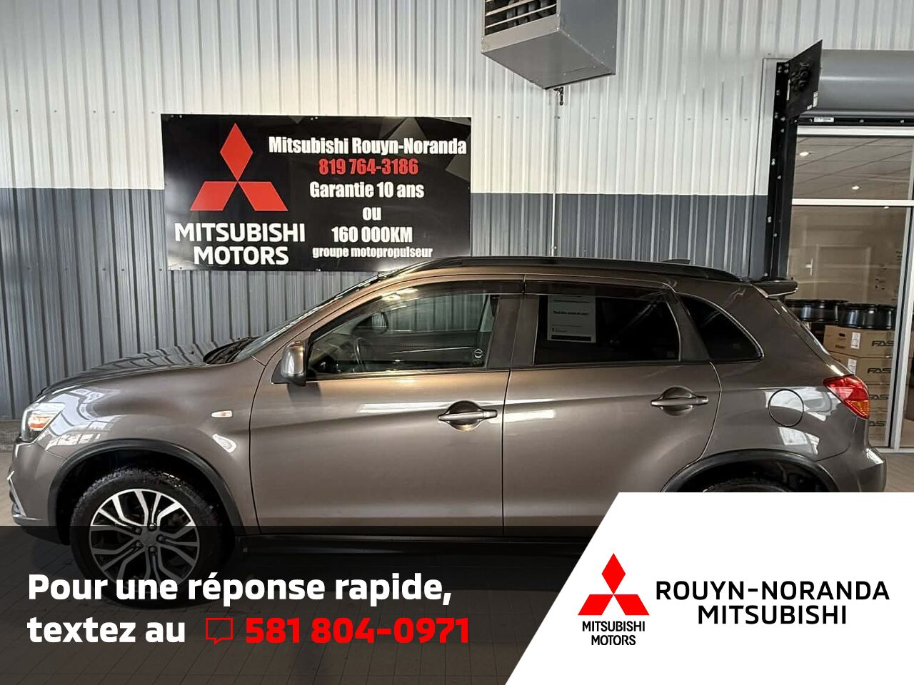 2018 Mitsubishi RVR Brown Rouyn-Noranda - photo #2