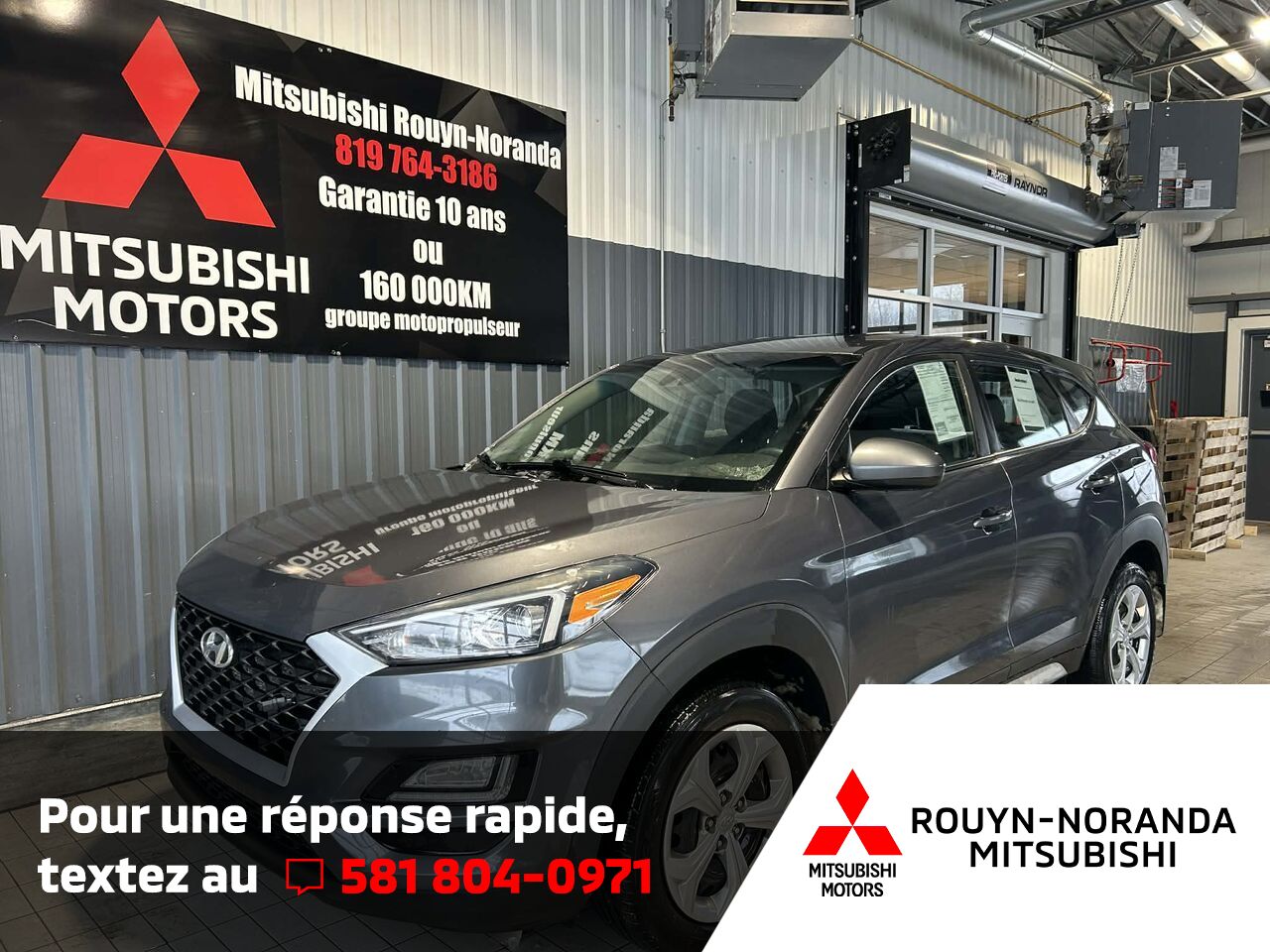 2019 Hyundai Tucson Grey Rouyn-Noranda - photo #1