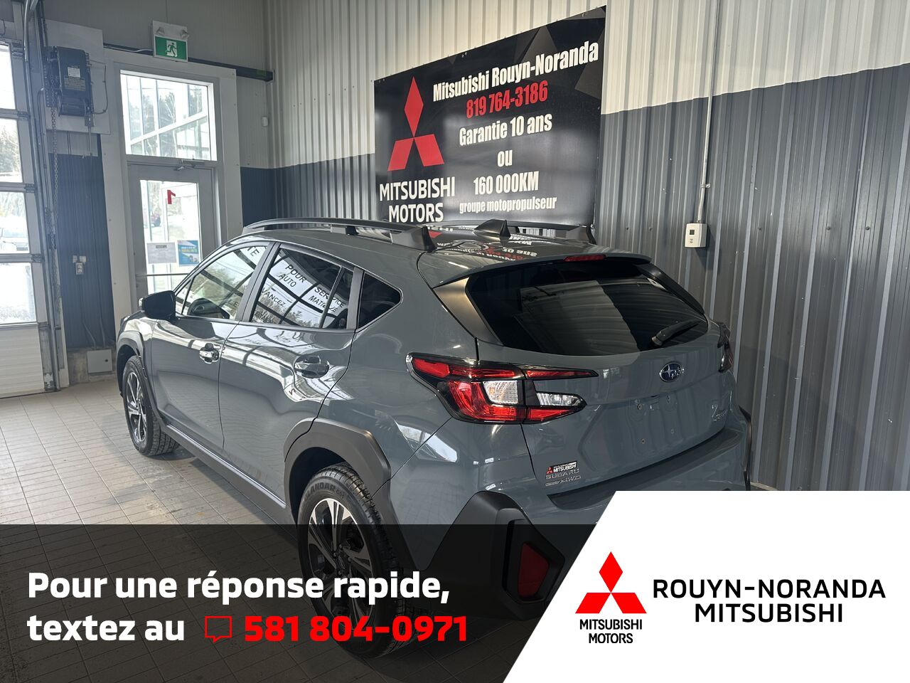 2024 Subaru Crosstrek Grey Rouyn-Noranda - photo #2
