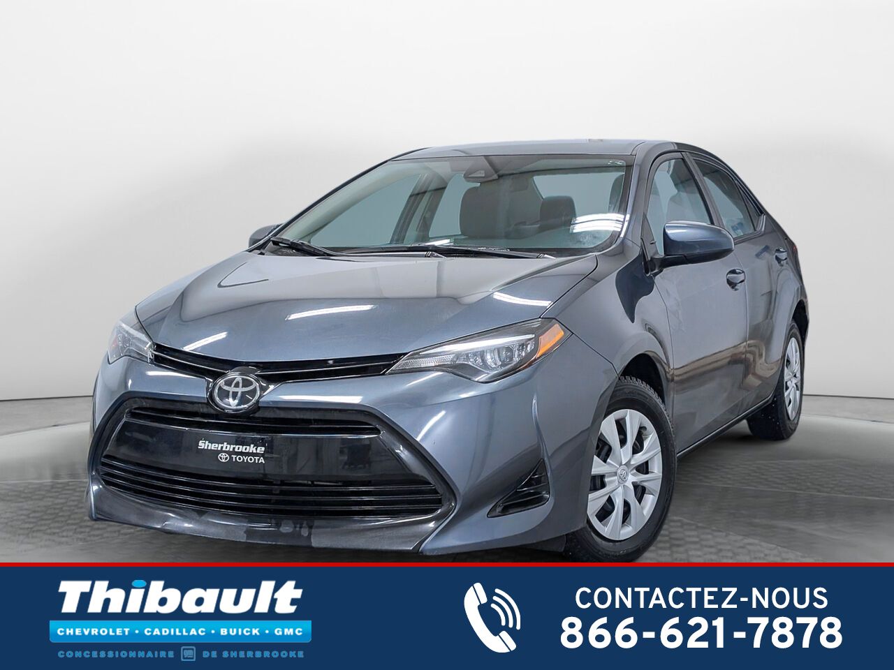 Toyota COROLLA Cruise control Bas Kilol&eacute;trage 2018 Gris Sherbrooke - photo #0