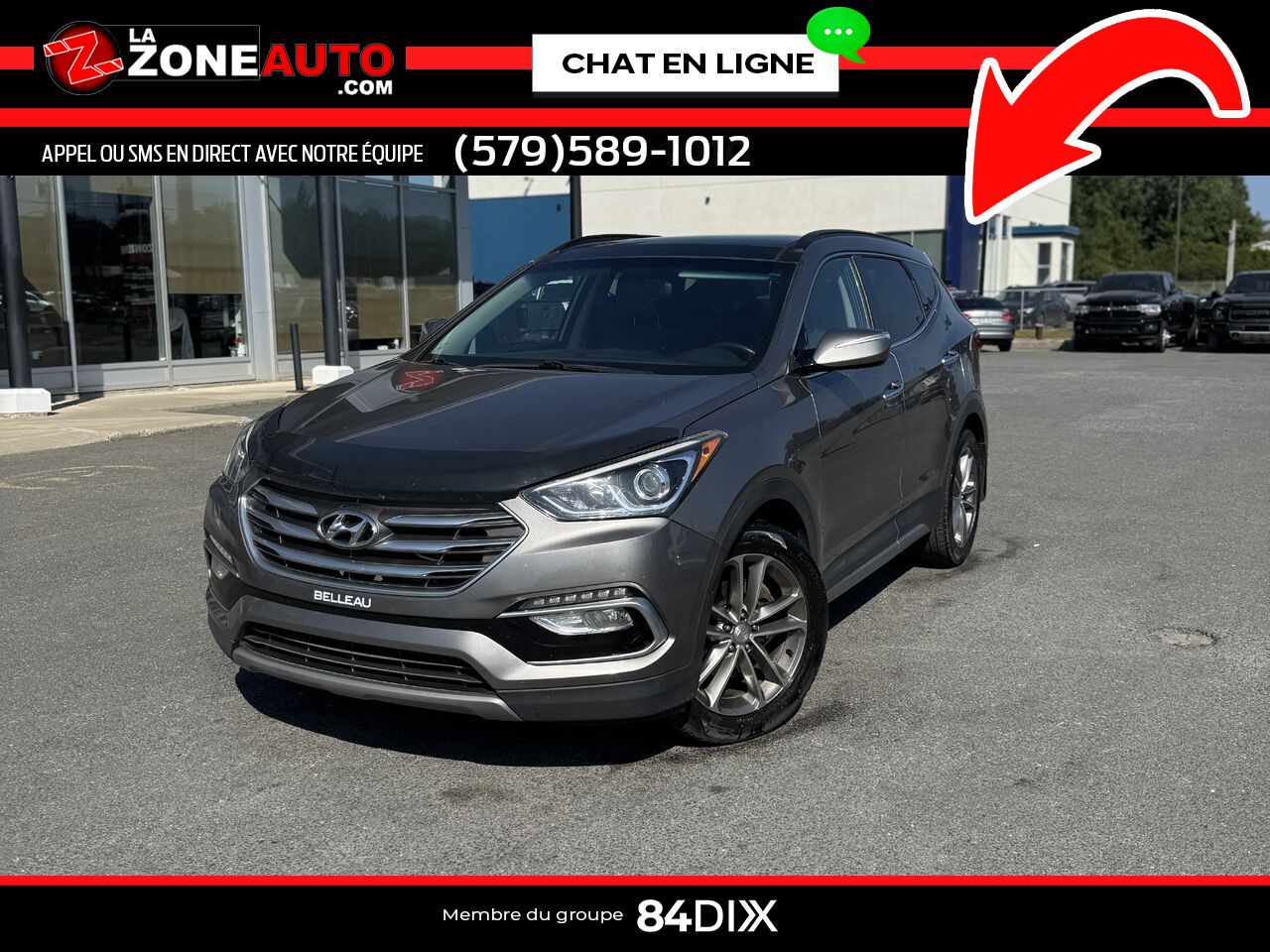 Hyundai Santa Fe Sport 2017 Gris Granby - photo #0