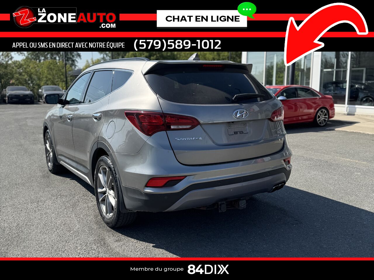 Hyundai Santa Fe Sport 2017 Gris Granby - photo #6