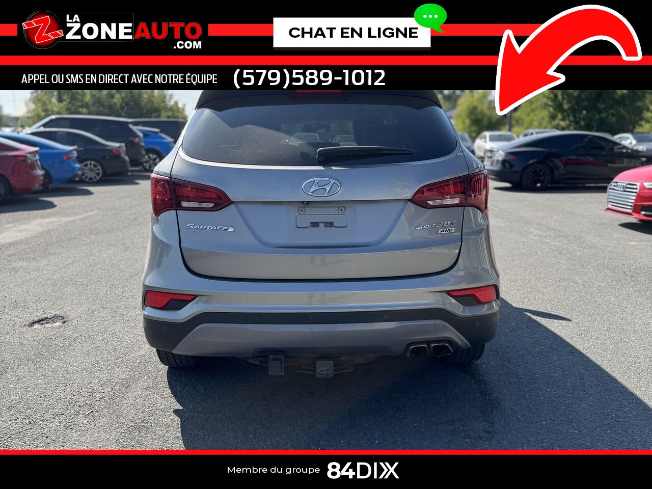 Hyundai Santa Fe Sport 2017 Gris Granby - photo #7