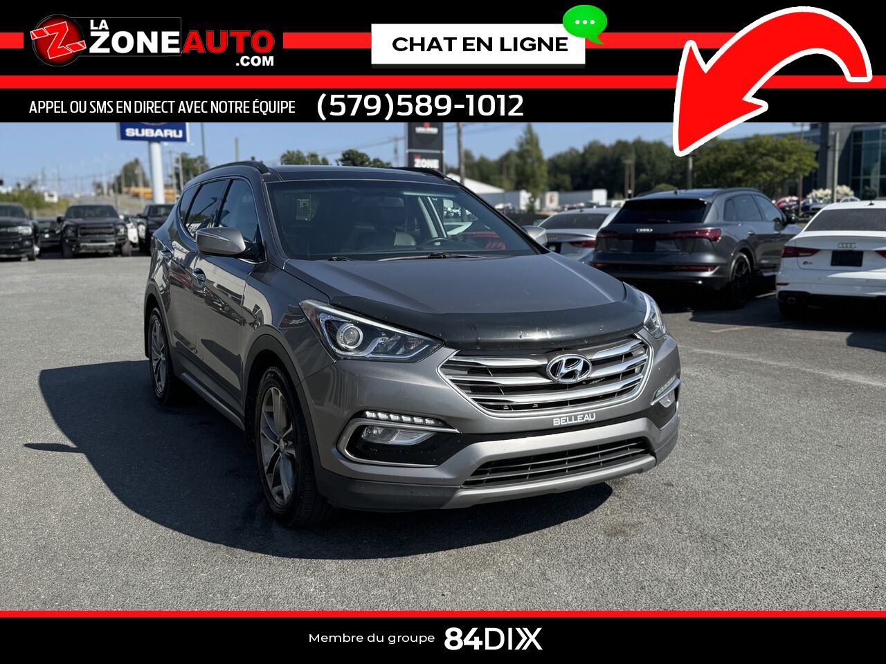 Hyundai Santa Fe Sport 2017 Gris Granby - photo #10