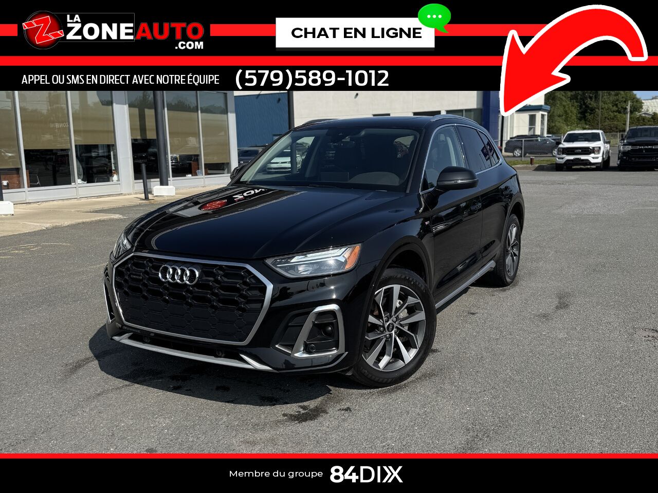 Audi Q5 Progressiv 2022 Noir Granby - photo #0