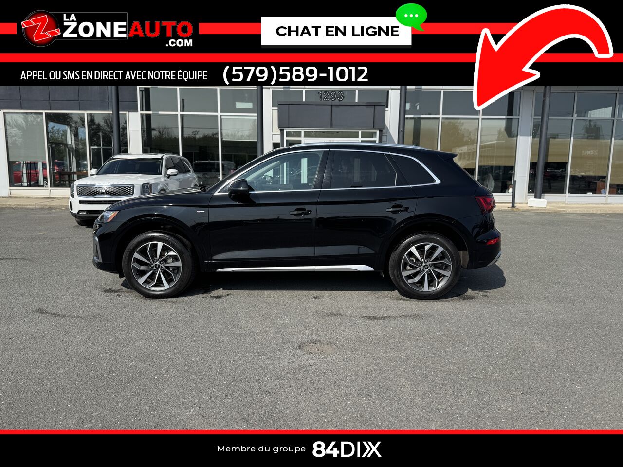 Audi Q5 Progressiv 2022 Noir Granby - photo #2