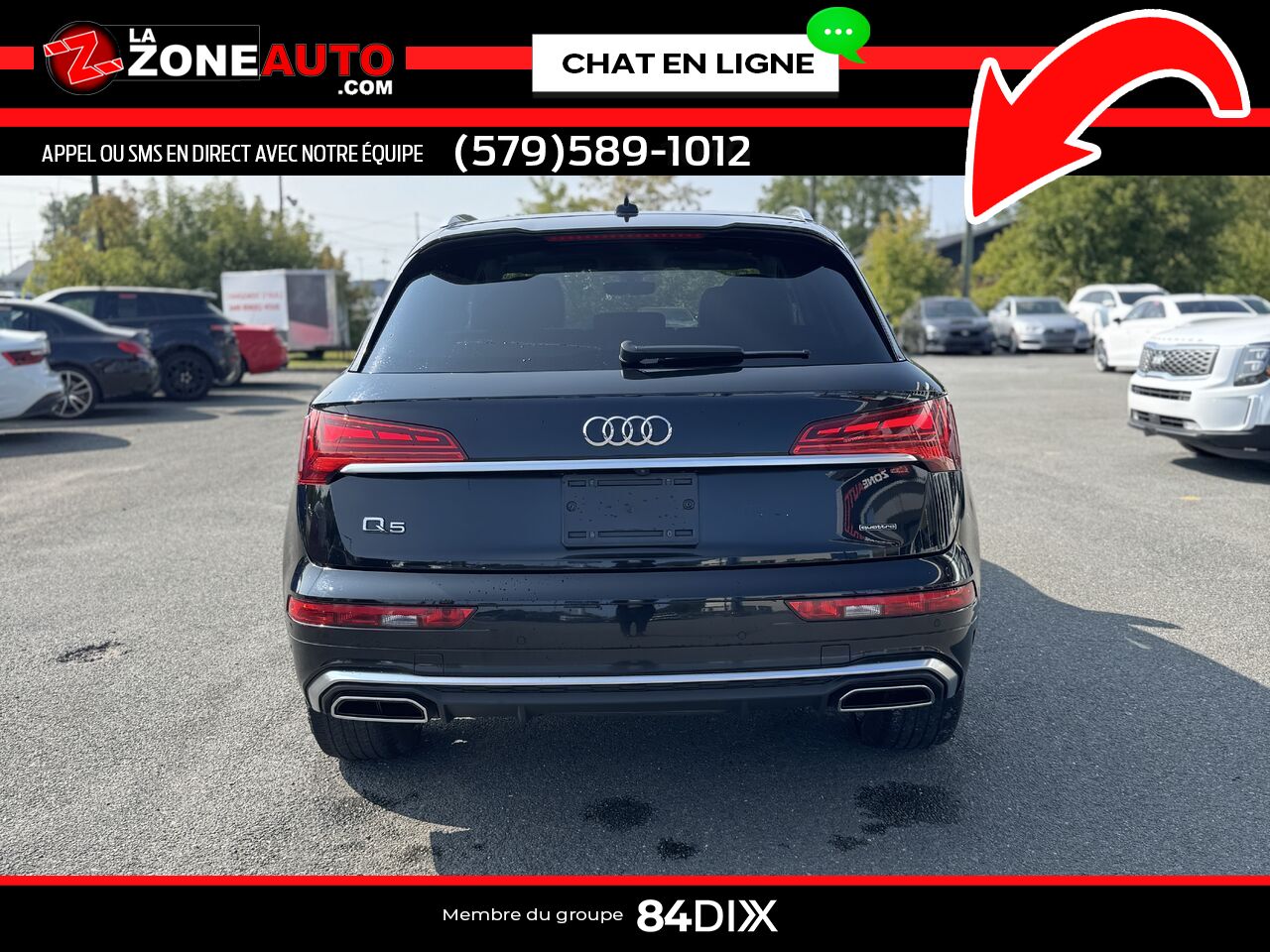 Audi Q5 Progressiv 2022 Noir Granby - photo #5