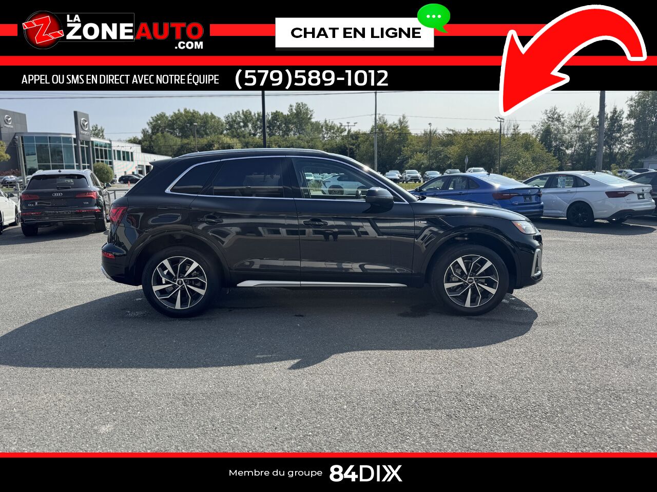 Audi Q5 Progressiv 2022 Noir Granby - photo #7