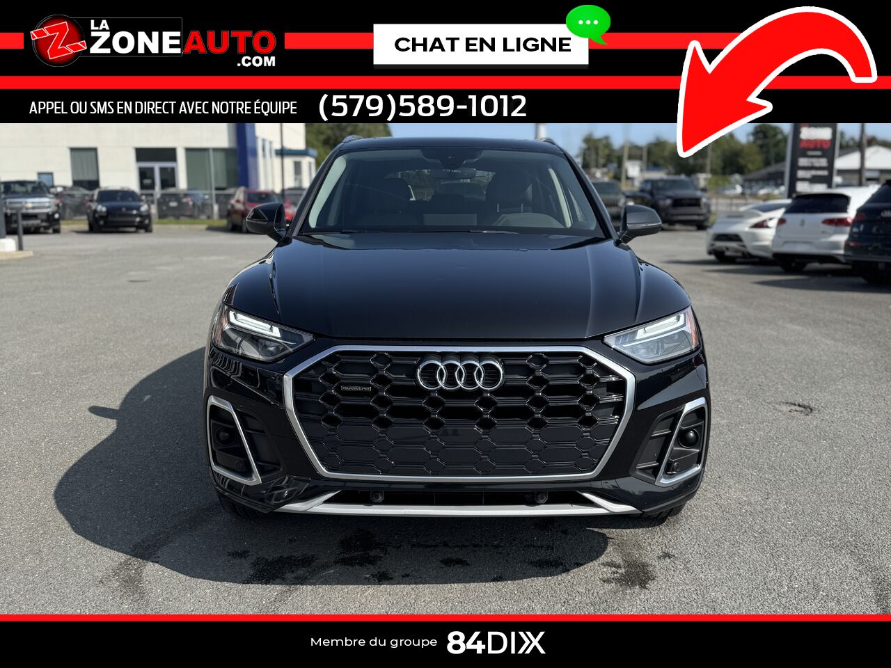 Audi Q5 Progressiv 2022 Noir Granby - photo #9