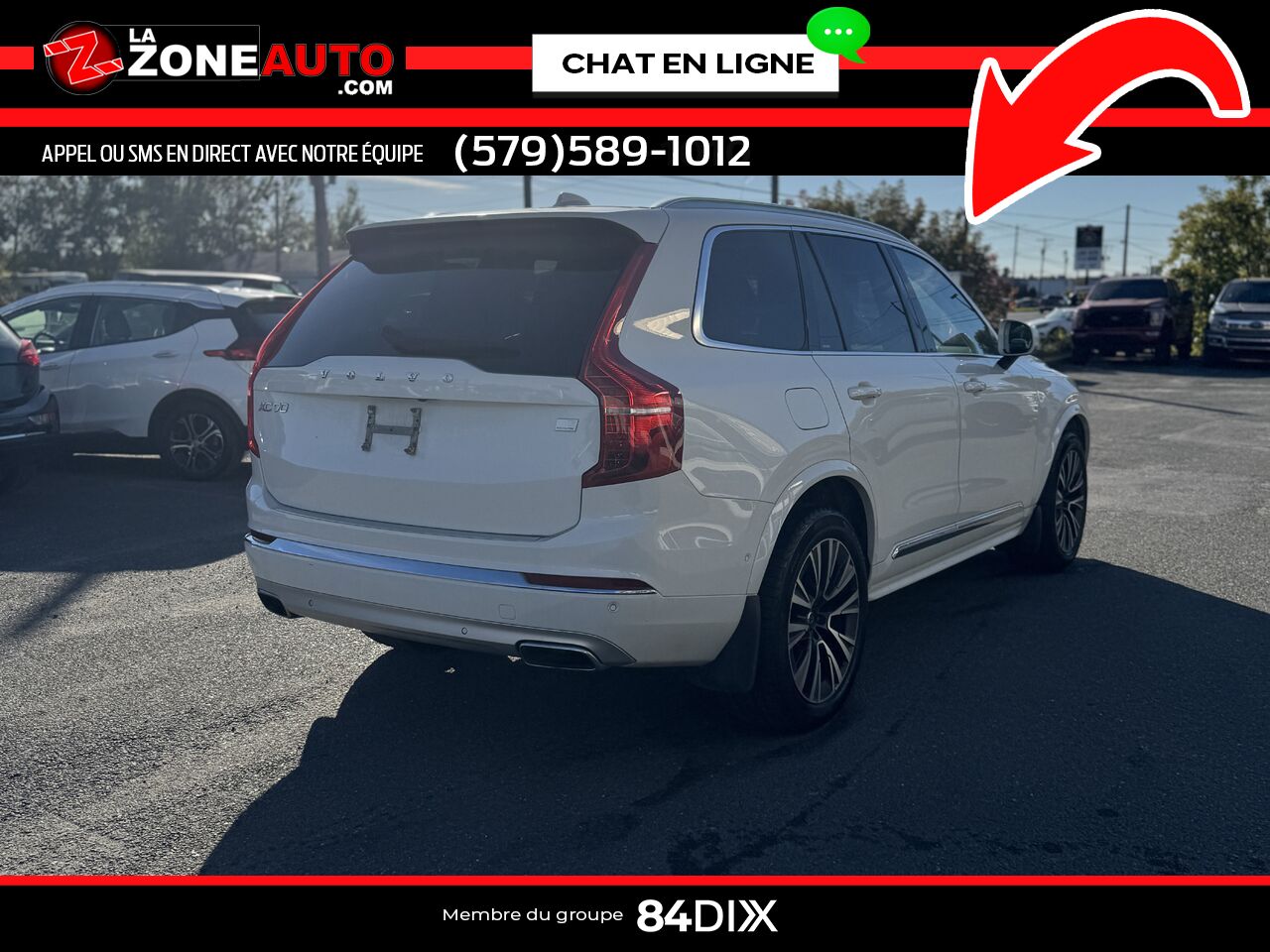 Volvo XC90 2021 Blanc Granby - photo #6