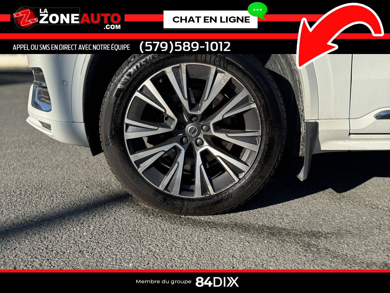 Volvo XC90 2021 Blanc Granby - photo #10