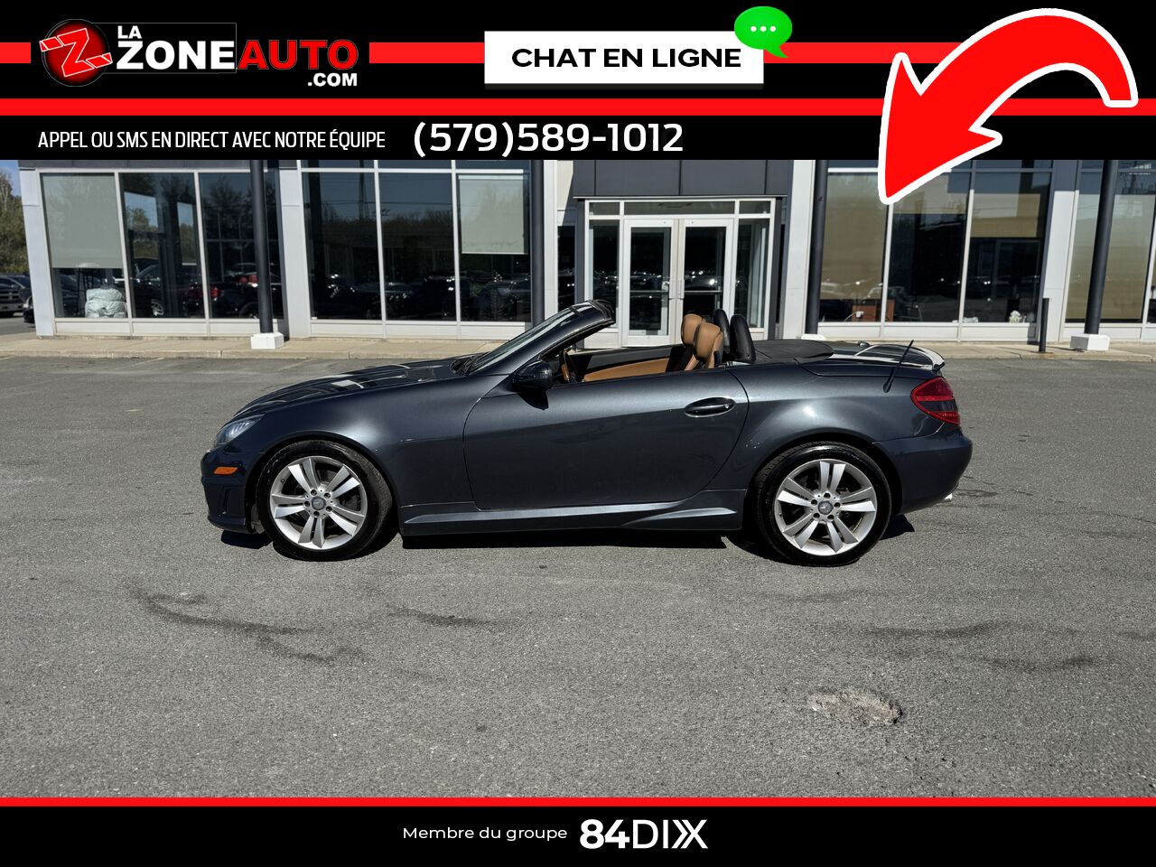 Mercedes-Benz Classe-SLK 2011 Gris Granby - photo #2