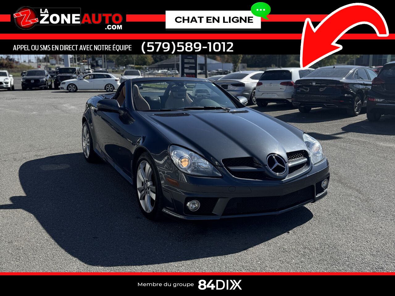 Mercedes-Benz Classe-SLK 2011 Gris Granby - photo #8