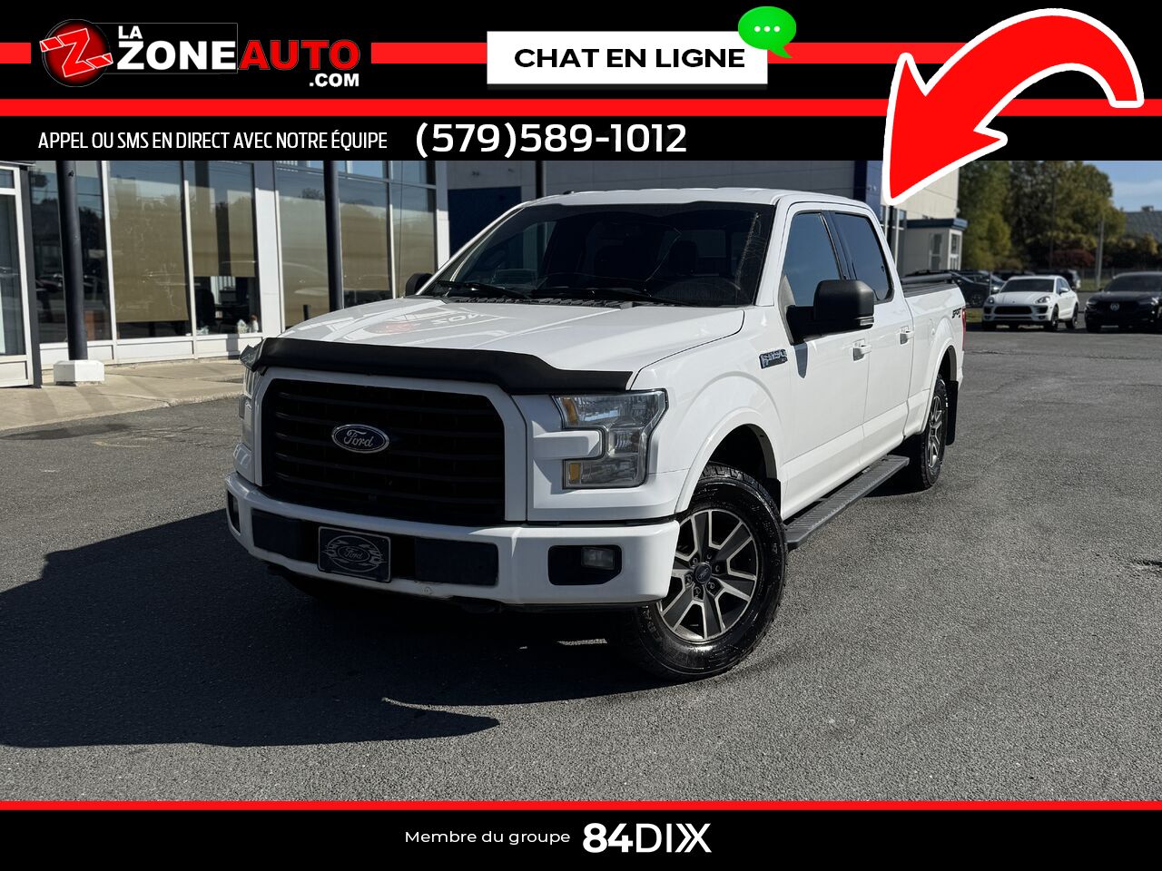 Ford F-150 2015 Blanc Granby - photo #0