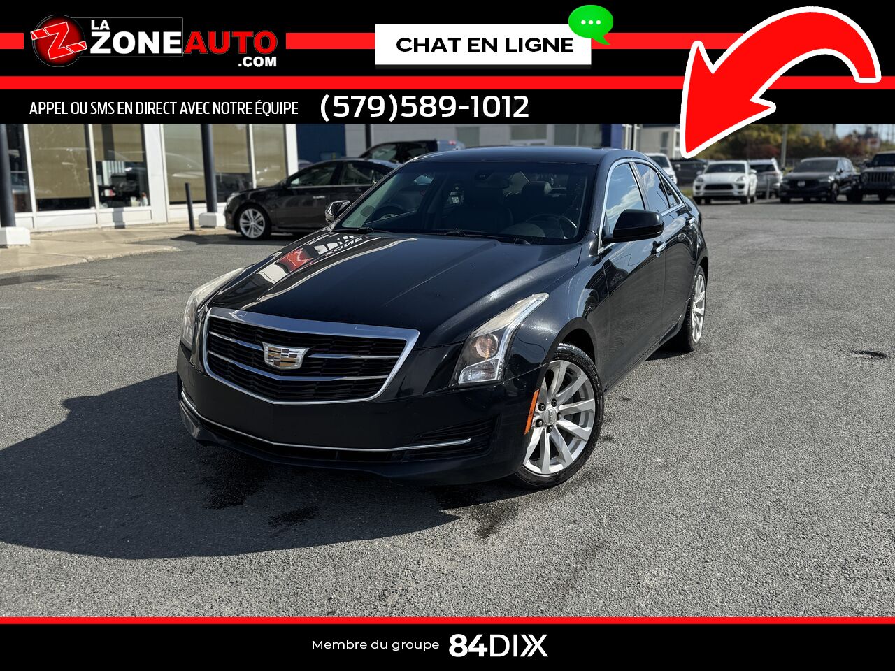 Cadillac ATS berline 2017 Noir Granby - photo #0