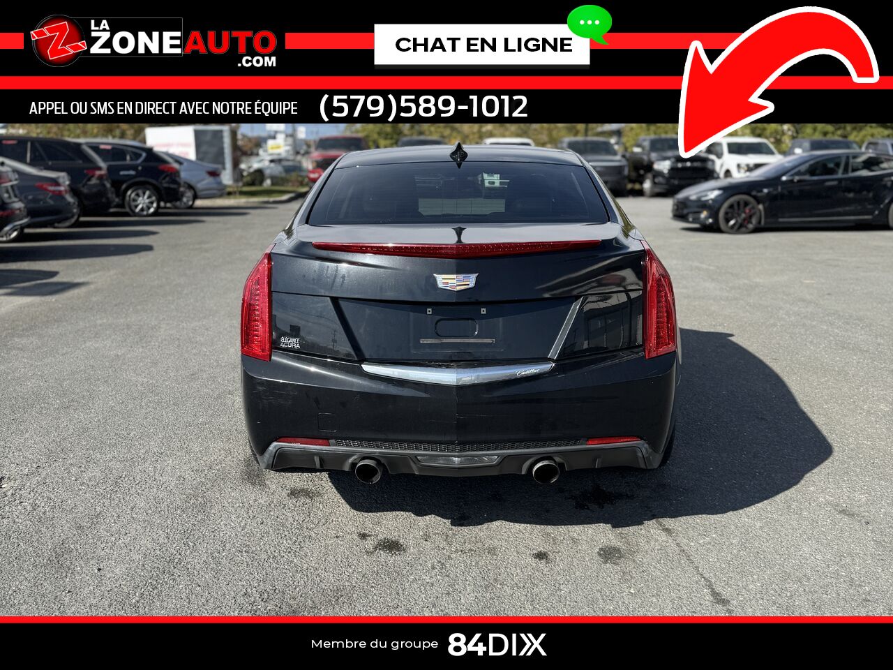 Cadillac ATS berline 2017 Noir Granby - photo #5