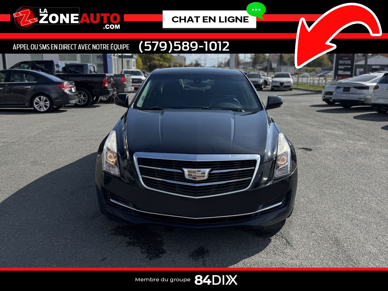 Cadillac ATS berline 2017 Noir Granby - photo #9