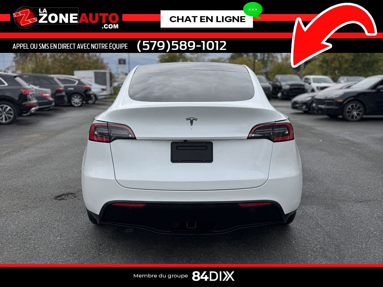 Tesla Model Y 2021 Blanc Granby - photo #5