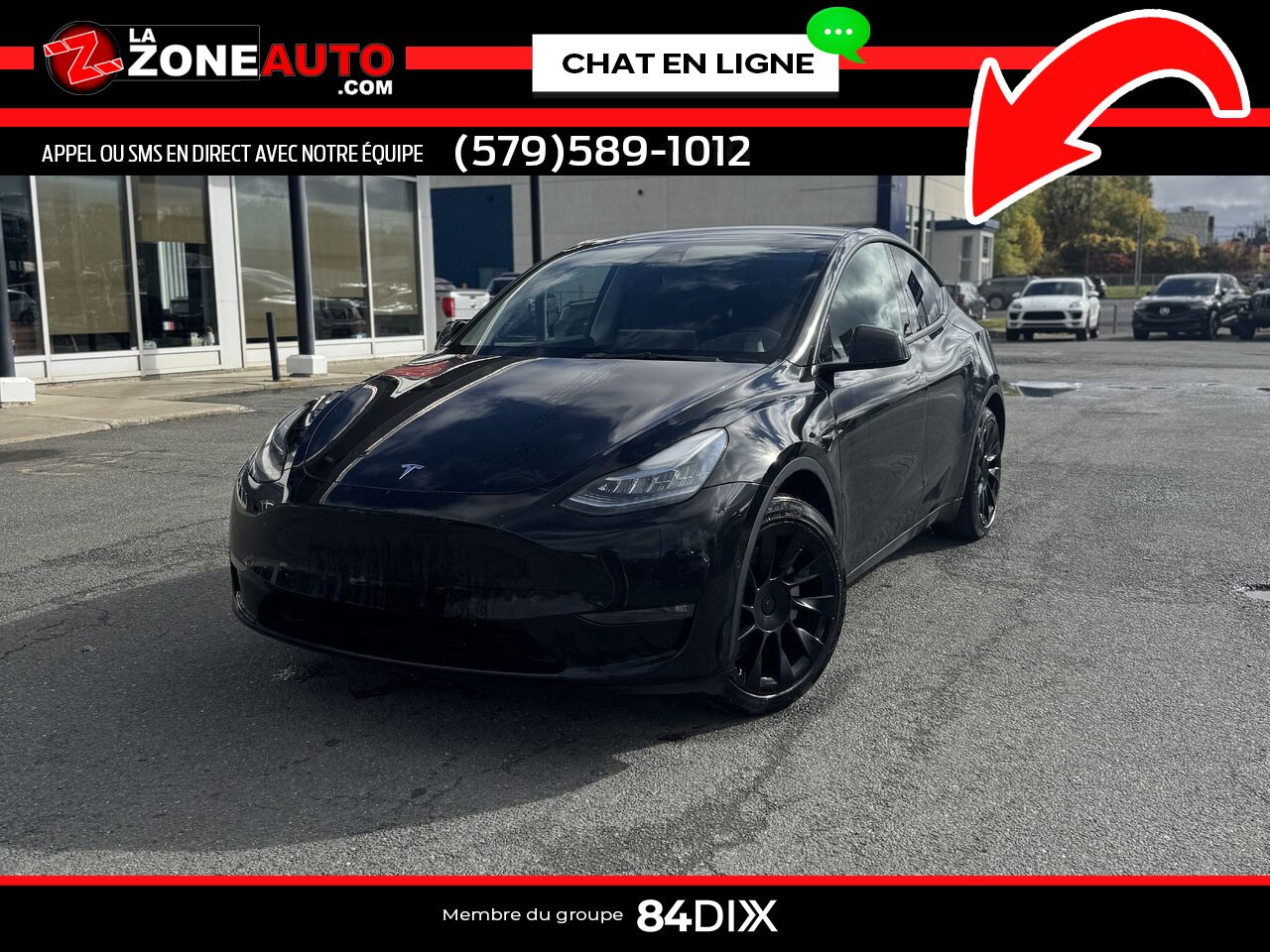 Tesla Model Y 2022 Noir Granby - photo #0