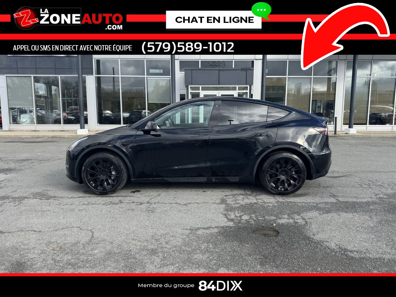 Tesla Model Y 2022 Noir Granby - photo #2