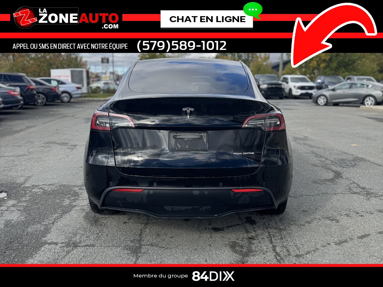 Tesla Model Y 2022 Noir Granby - photo #5