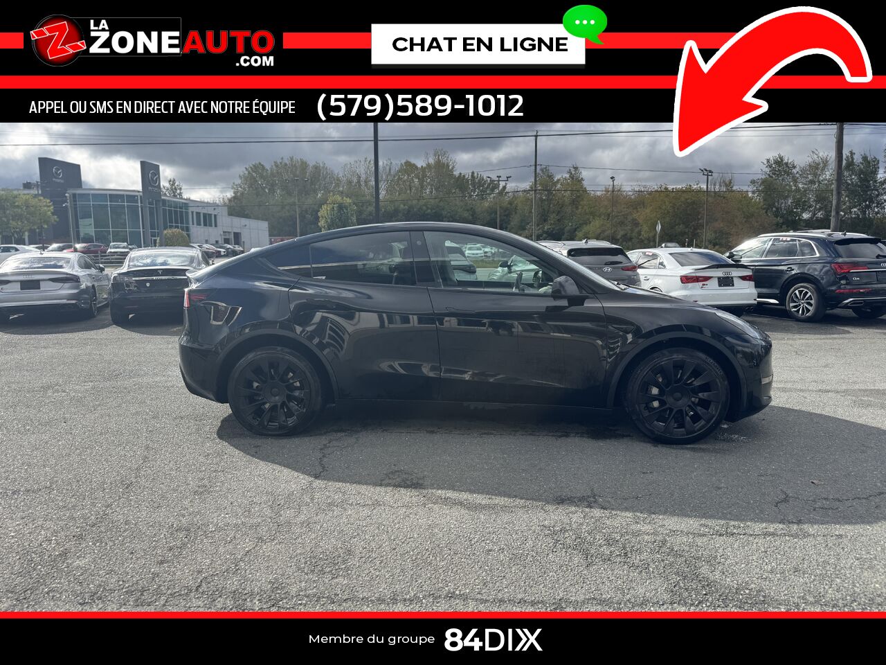 Tesla Model Y 2022 Noir Granby - photo #7