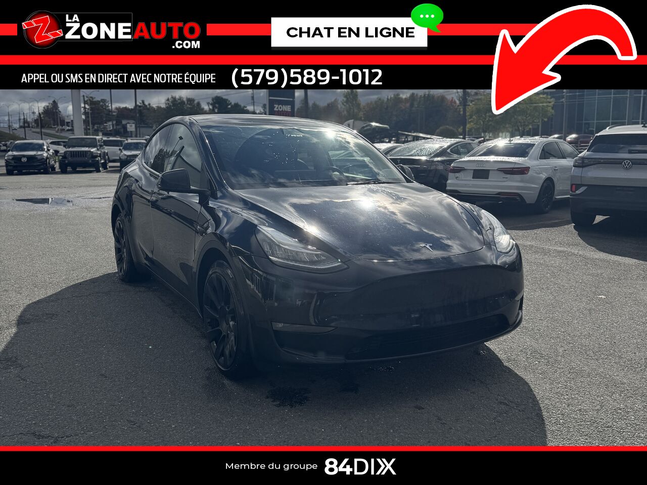Tesla Model Y 2022 Noir Granby - photo #8